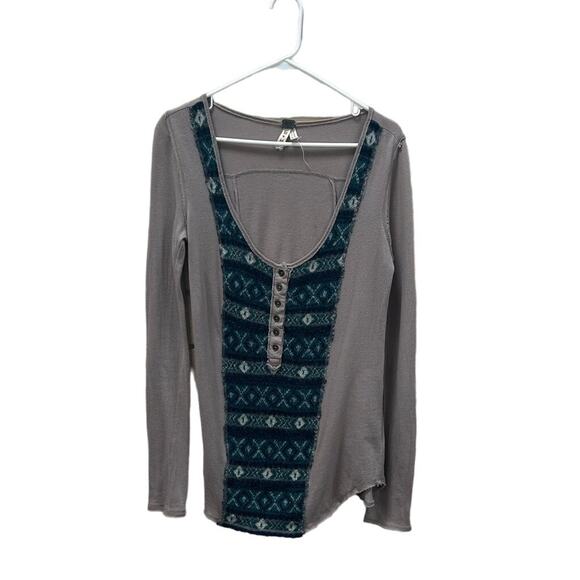 Free People Thermal Henley size M - Picture 1 of 8